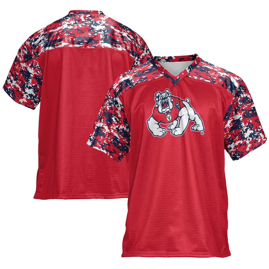Fresno State Bulldogs Merch 2026 GameDay Greats Blue Fresno State Bulldogs Football Jersey Men's