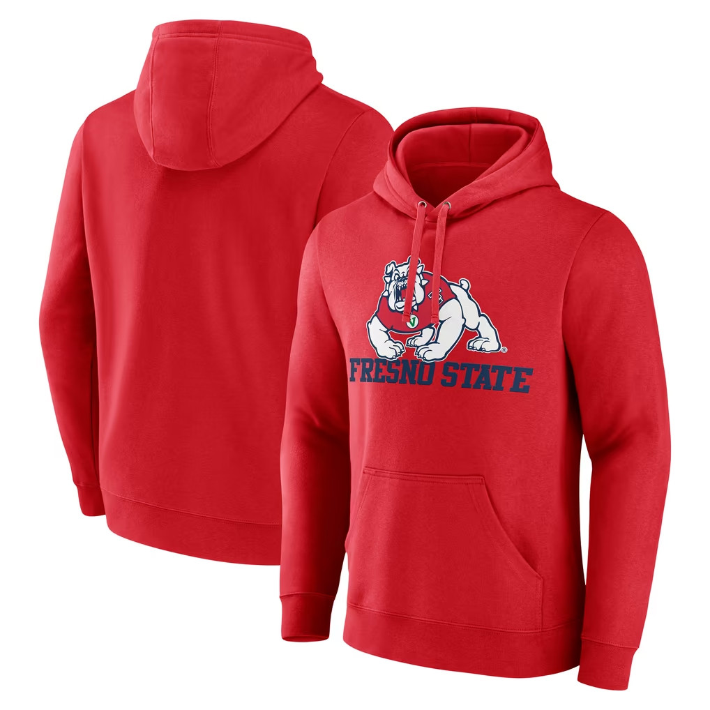 Fresno State Bulldogs Merch 2026 Red Fresno State Bulldogs Campus Hoodie Gift For Game Day