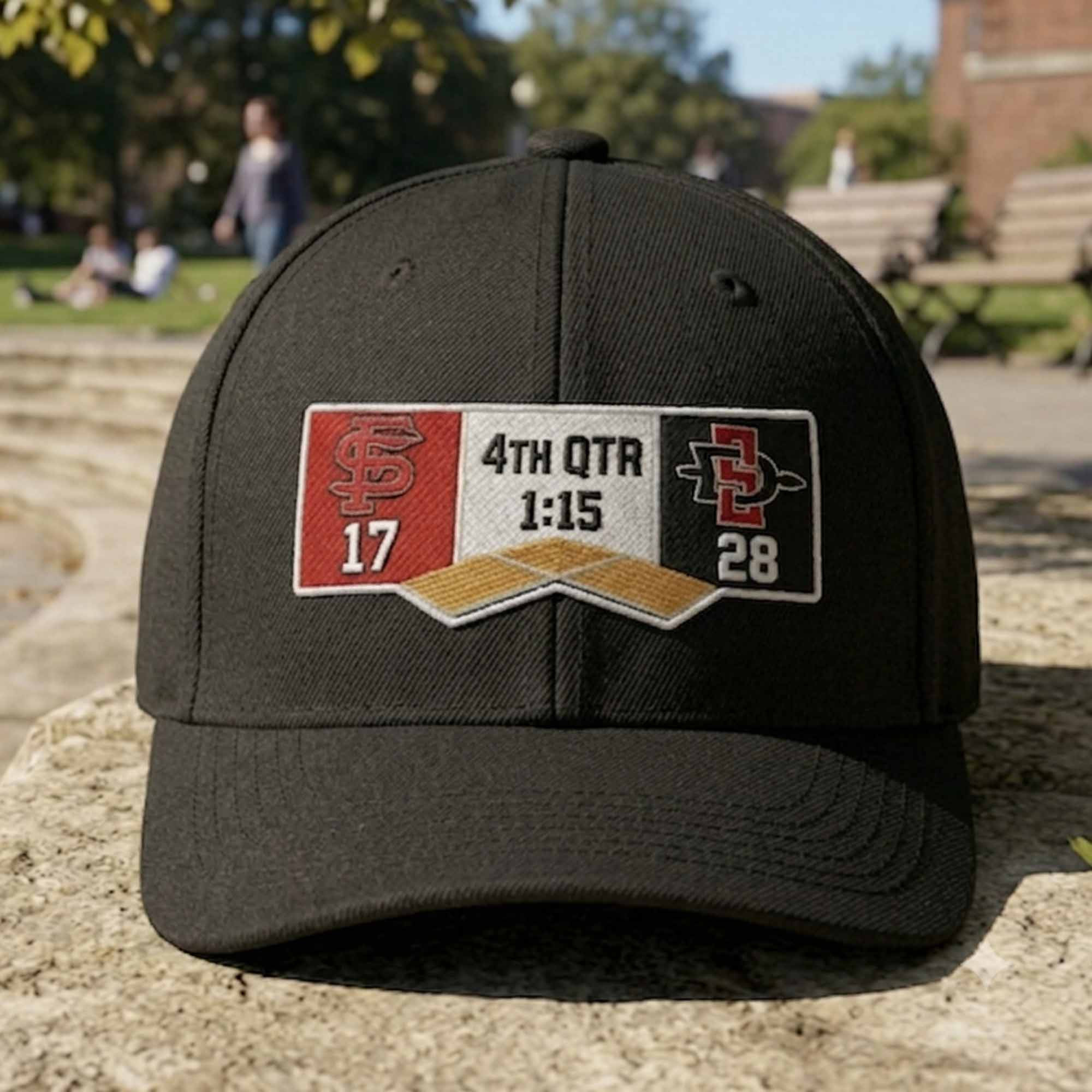Fresno State vs San Diego State 17-28 Scoreboard Hat