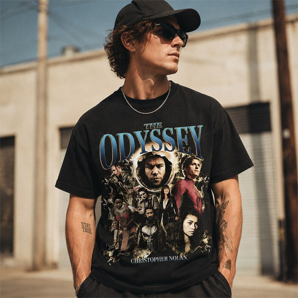 Funny The Odyssey Christopher Nolan Movie Cast Shirt The Odyssey Merch Gift For Fans