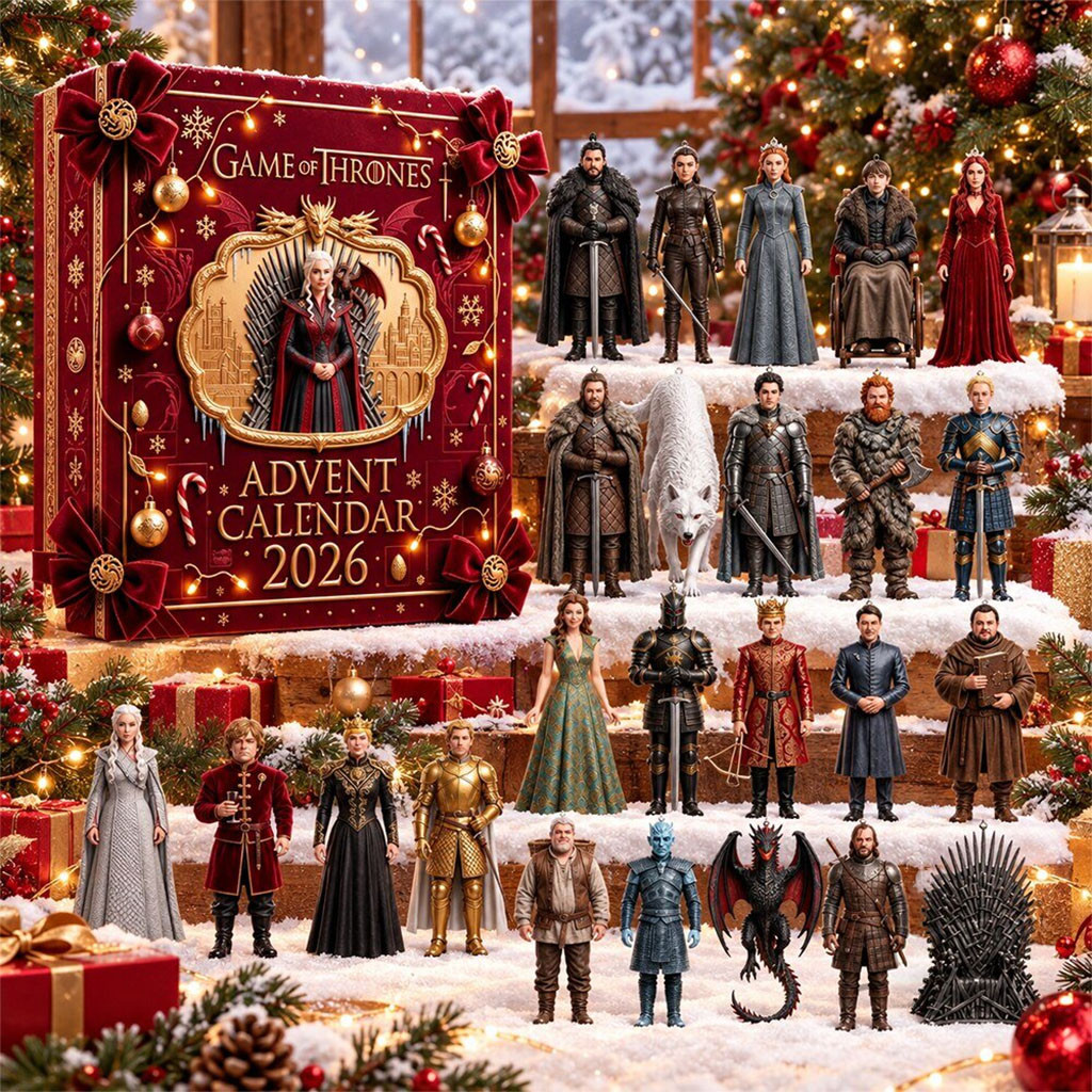 Game Of Thrones 2026 Advent Calendar 24 Days Christmas Countdown Box Game Of Thrones Merch