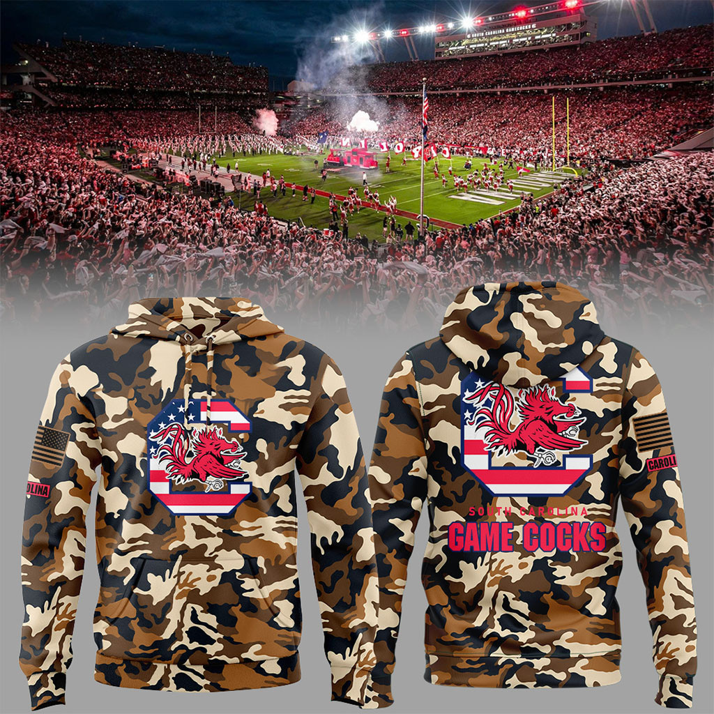 Gamecocks 2026 Military Appreciation Legend Hoodie South Carolina Gamecocks Merch Gifts For Him