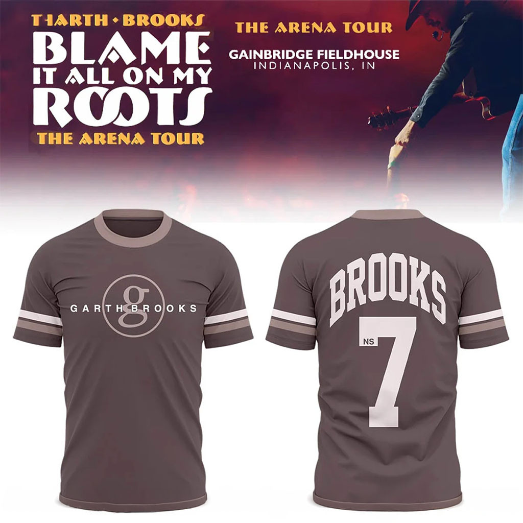 Garth Brooks Blame It All On My Roots The Arena Tour T-Shirt #7 Garth Brooks Merchandise