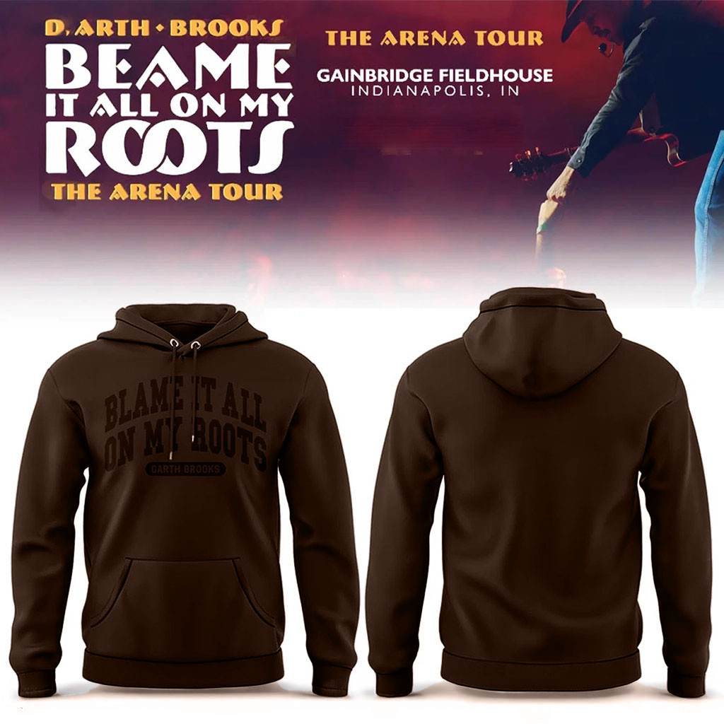 Garth Brooks Merch Blame It All On My Roots Arena Tour Hoodie The Arena Tour Hoodie Fan Gifts