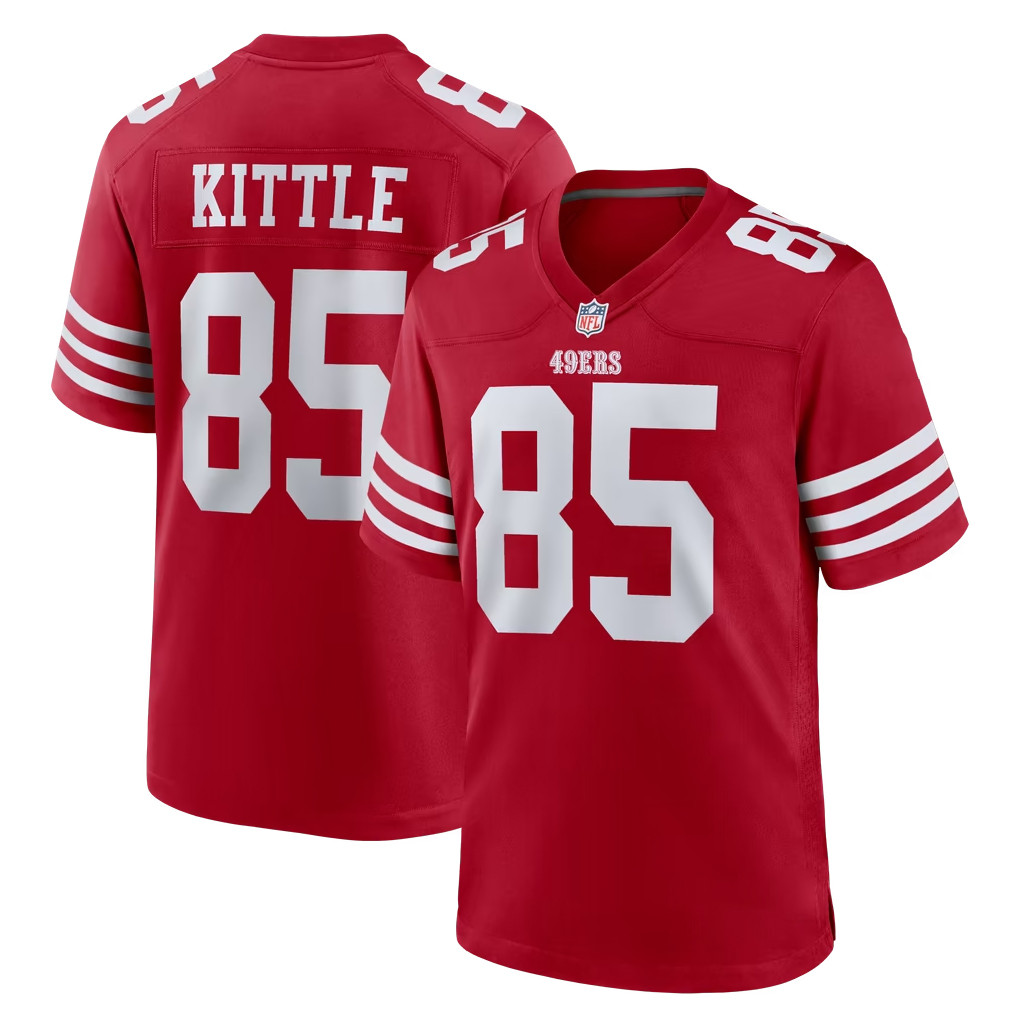George Kittle #85 SF 49ers Game Jersey San Francisco 49ers Merch 2026 Gifts For Football Fan