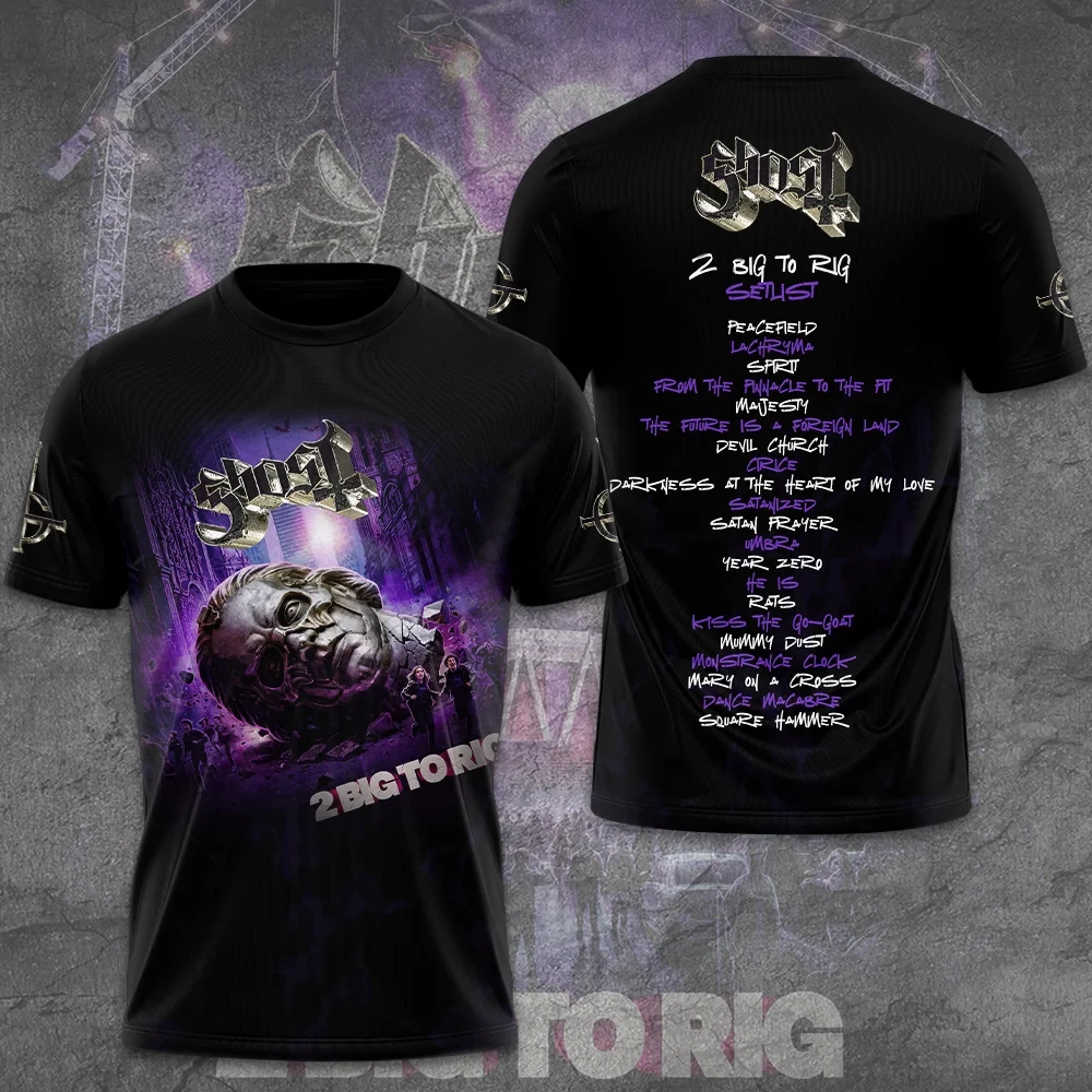 Ghost Band 2 Big To Rig T-Shirt Ghost Concert Merch Presents For Music Lovers