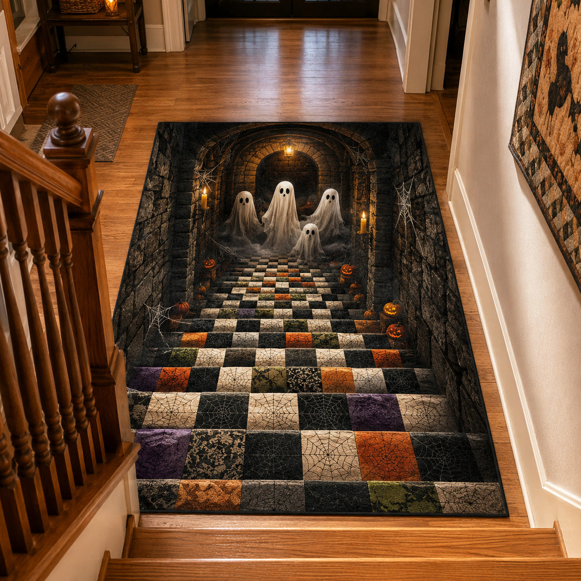 Ghost Passage Area Rug Goth Living Room Decor Halloween Themed Presents