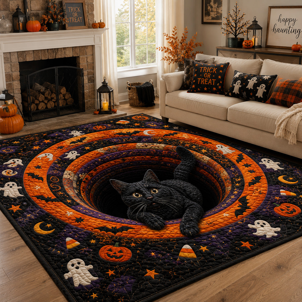 Ghostly Paws Area Rug Horror Room Decor Halloween Gift Ideas Ghostly Paws Area Rug Horror Room Decor Halloween Gift Ideas