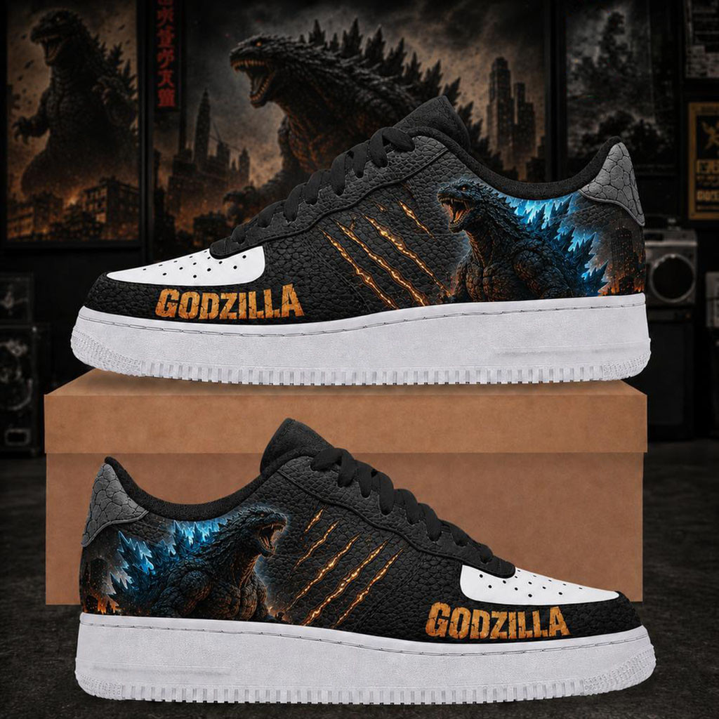 Godzilla Kings Of Monster Shoes Godzilla Merchandise Best Gifts For Movie Lovers