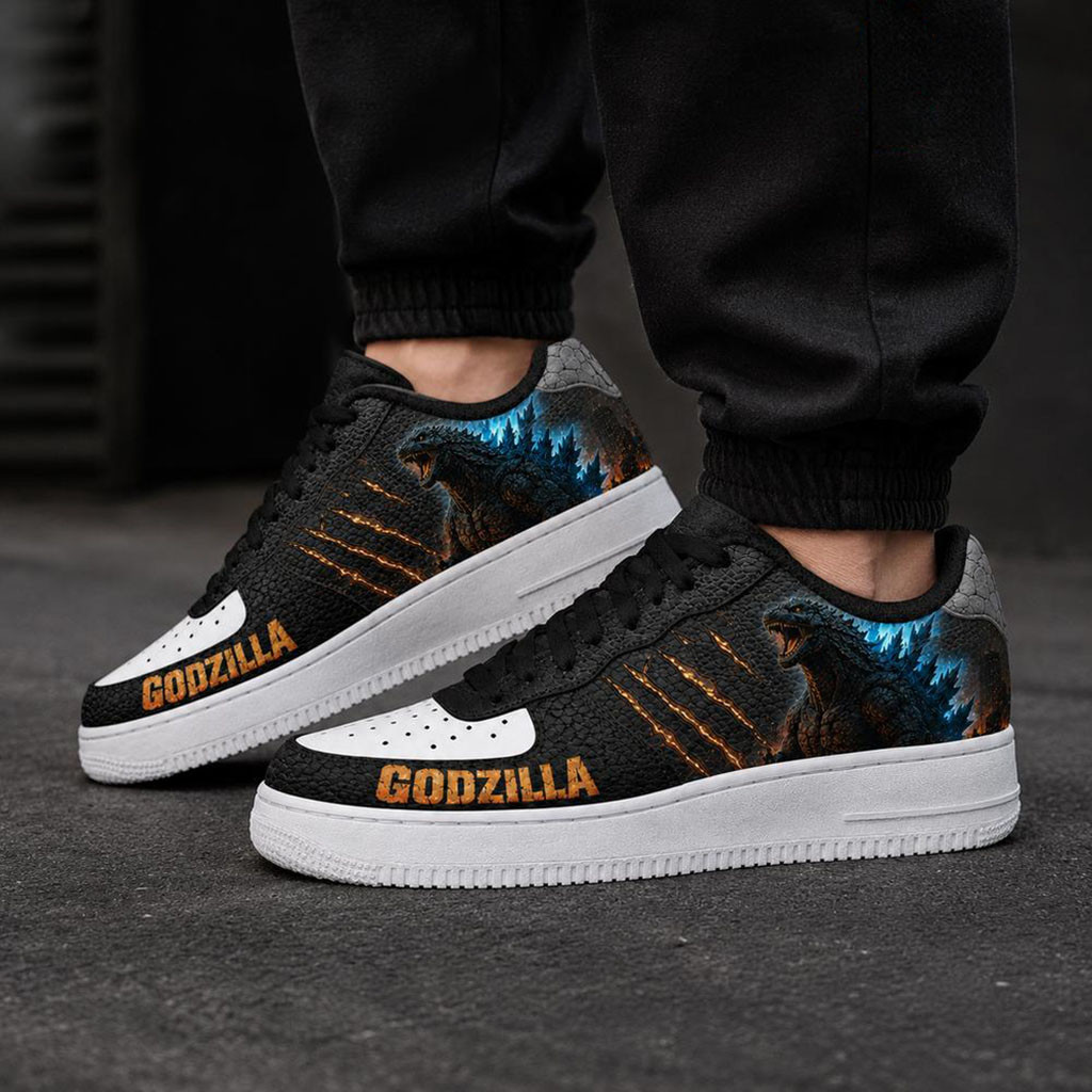 Godzilla Kings Of Monster Shoes Godzilla Merchandise Best Gifts For Movie Lovers