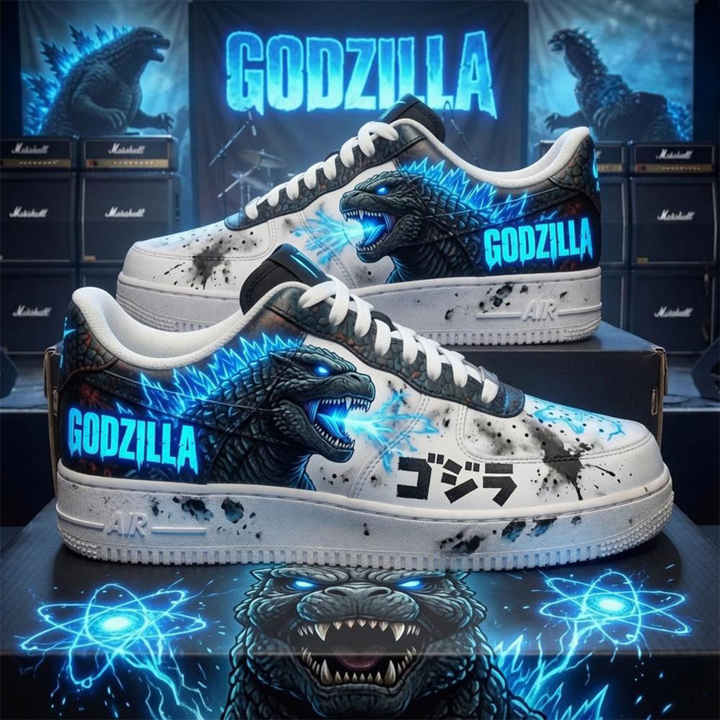 Godzilla Kings Of Monster Shoes Godzilla Merchandise Presents For Movie Lovers