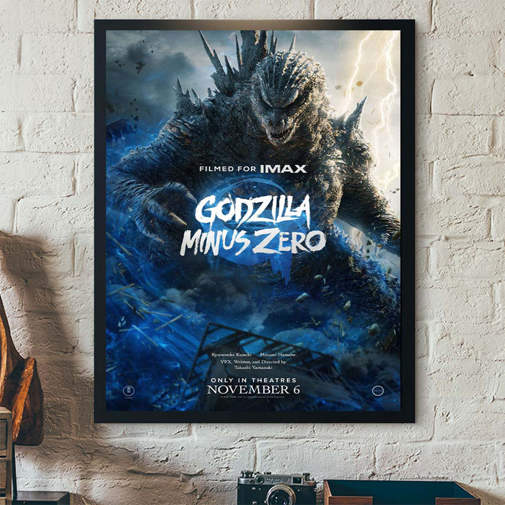 Godzilla Minus Zero Film For IMAX In Theatres November 6 2026 Poster Home Decor Gift For Fans