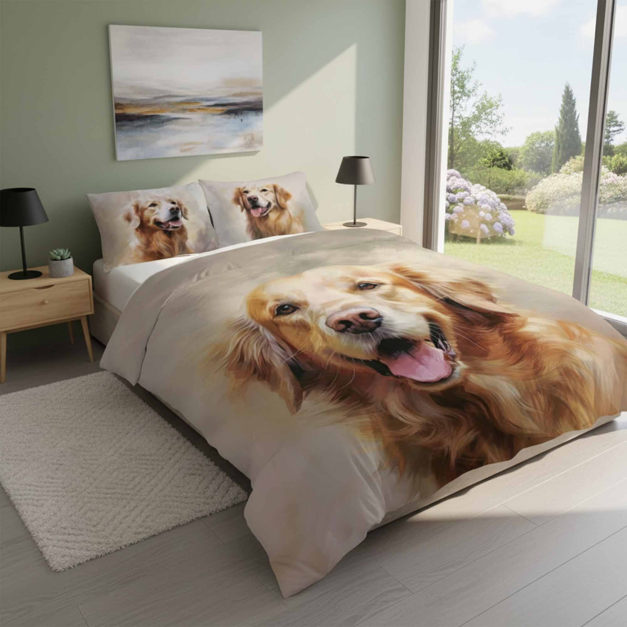 Golden Retriever Bedding Set