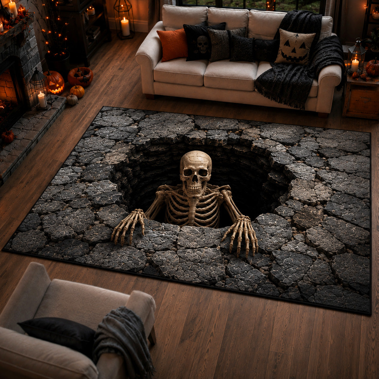Grave Escape Area Rug Horror Room Decor Cool Halloween Gifts Grave Escape Area Rug Horror Room Decor Cool Halloween Gifts