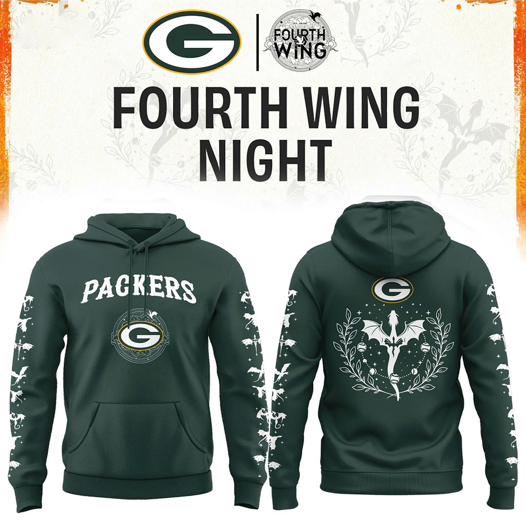 Green Bay Packers Dragon Wing Fantasy Night 2026 Hoodie Packers Merch Gift For Football Fans Green Bay Packers Dragon Wing Fantasy Night 2026 Hoodie Packers Merch Gift For Football Fans