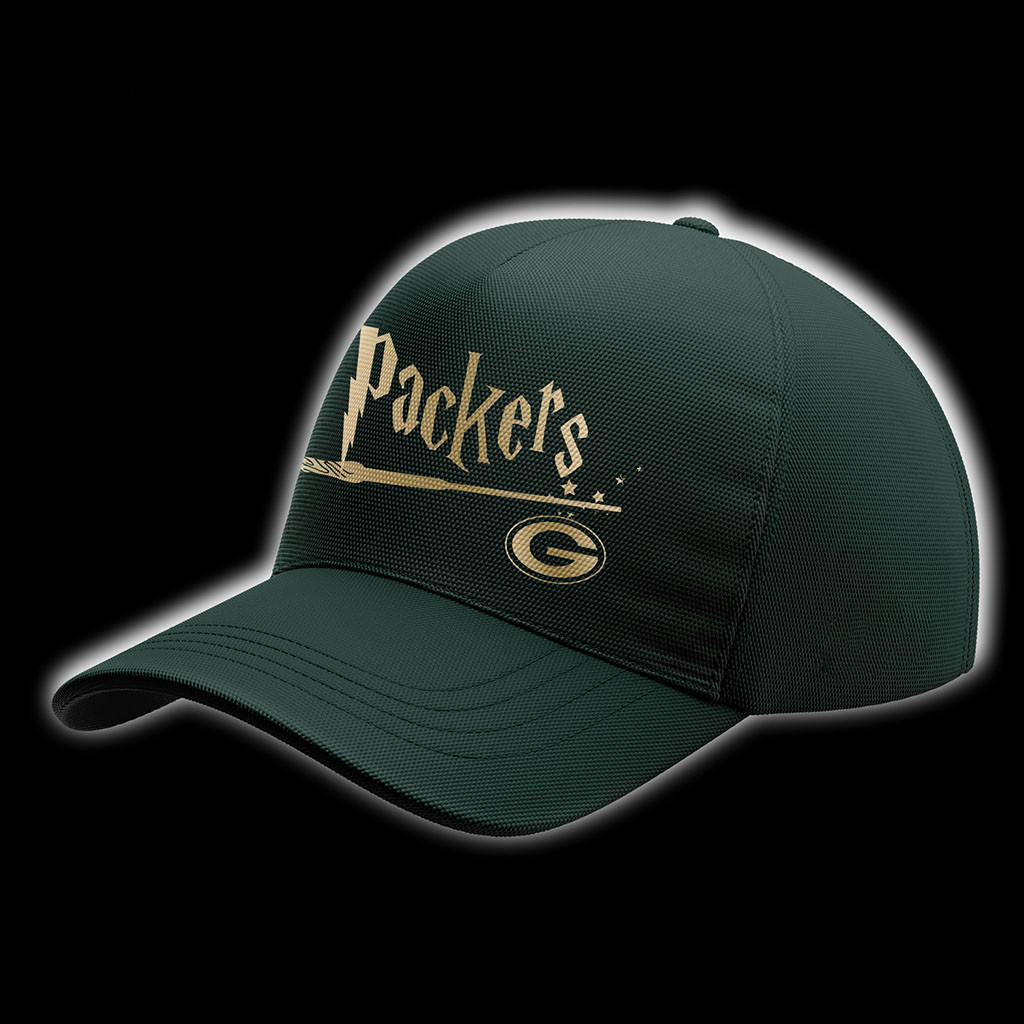Green Bay Packers Harry Potter 25th Anniversary Hat Packers Merch Football Themed Gifts Green Bay Packers Harry Potter 25th Anniversary Hat Packers Merch Football Themed Gifts