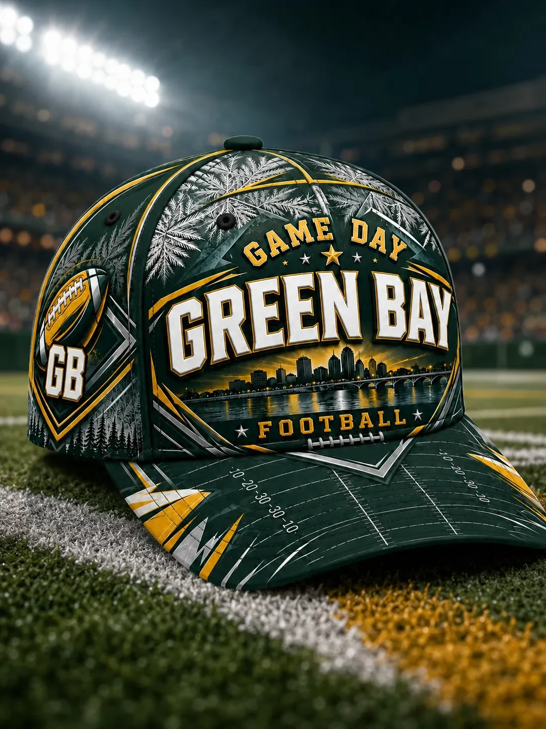 Green Bay Packers Merch Game Day Green Bay Football Hat Packer Fan Gear Gift For Men Women Green Bay Packers Merch Game Day Green Bay Football Hat Packer Fan Gear Gift For Men Women