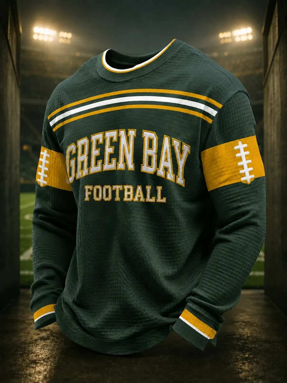 Green Bay Packers Merch Green Bay Football Long Sleeve Shirt Game Day Outfits Men Best Gifts