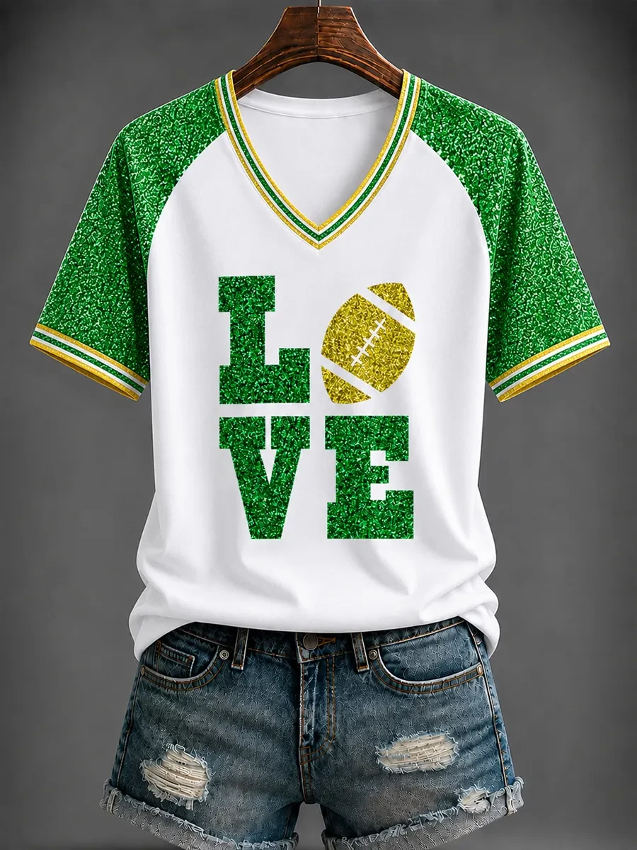 Green Bay Packers Merch Love Green Bay Football V-Neck Shirt Packers Tailgate Outfits For Fans Green Bay Packers Merch Love Green Bay Football V-Neck Shirt Packers Tailgate Outfits For Fans