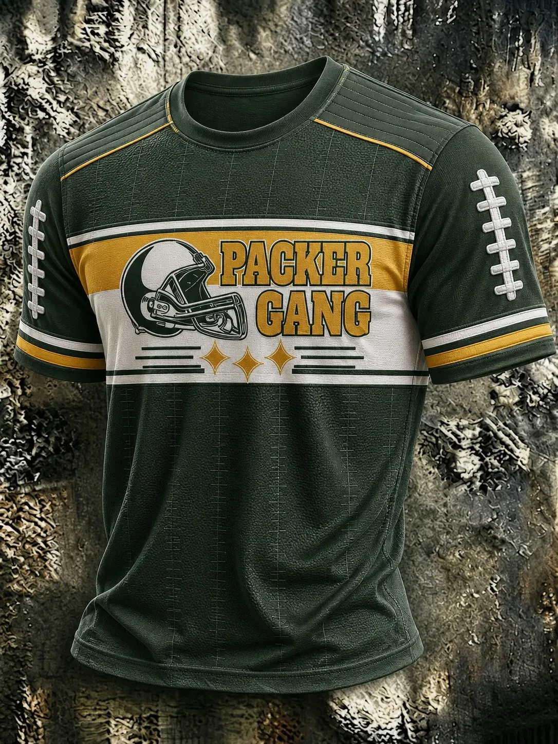 Green Bay Packers Merch Packer Gang T-Shirt Men's Game Day Clothing Football Related Gift Green Bay Packers Merch Packer Gang T-Shirt Men's Game Day Clothing Football Related Gift