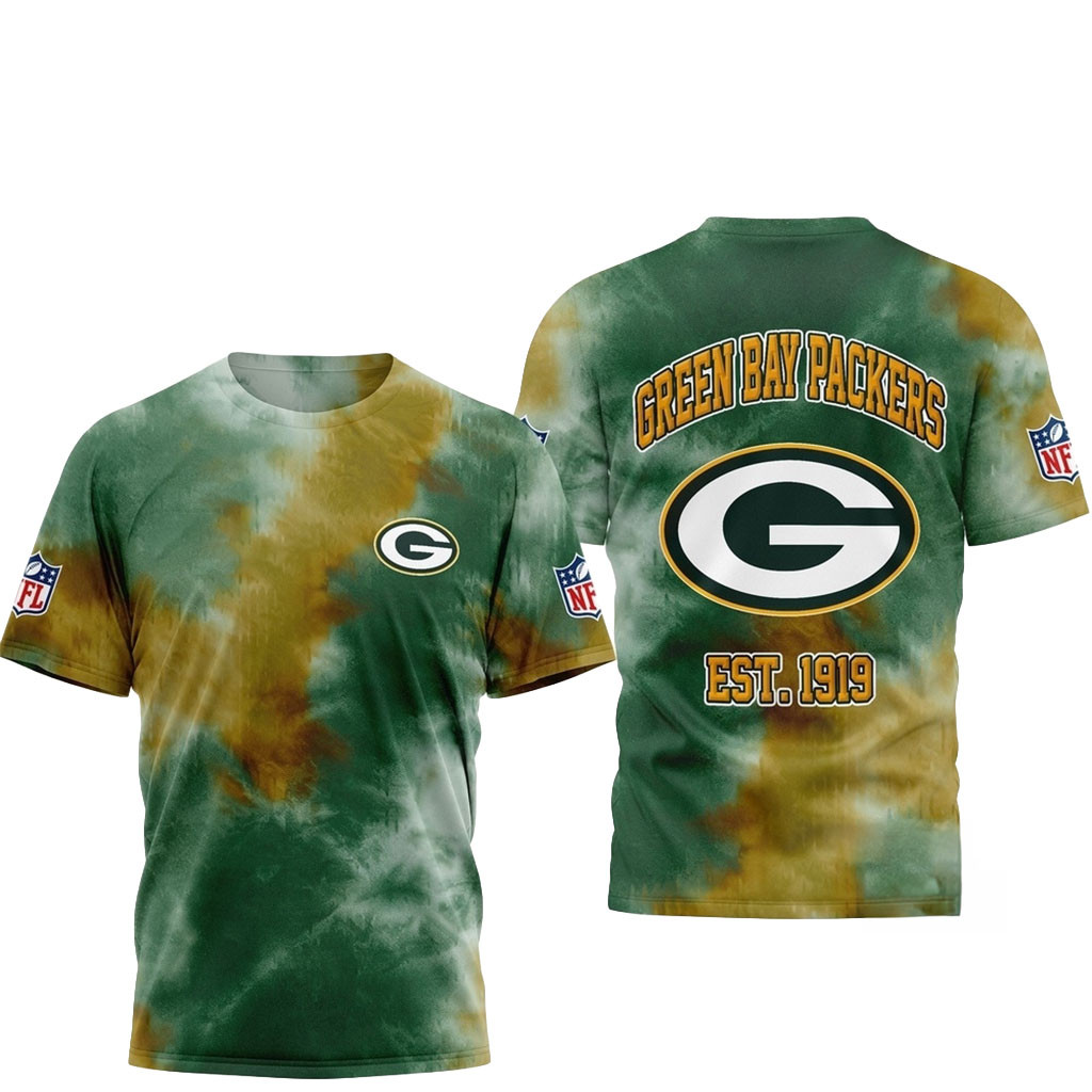 Green Bay Packers Sunday Legends Tie Dye Shirt Packers Merch Best Gifts For Football Fans
