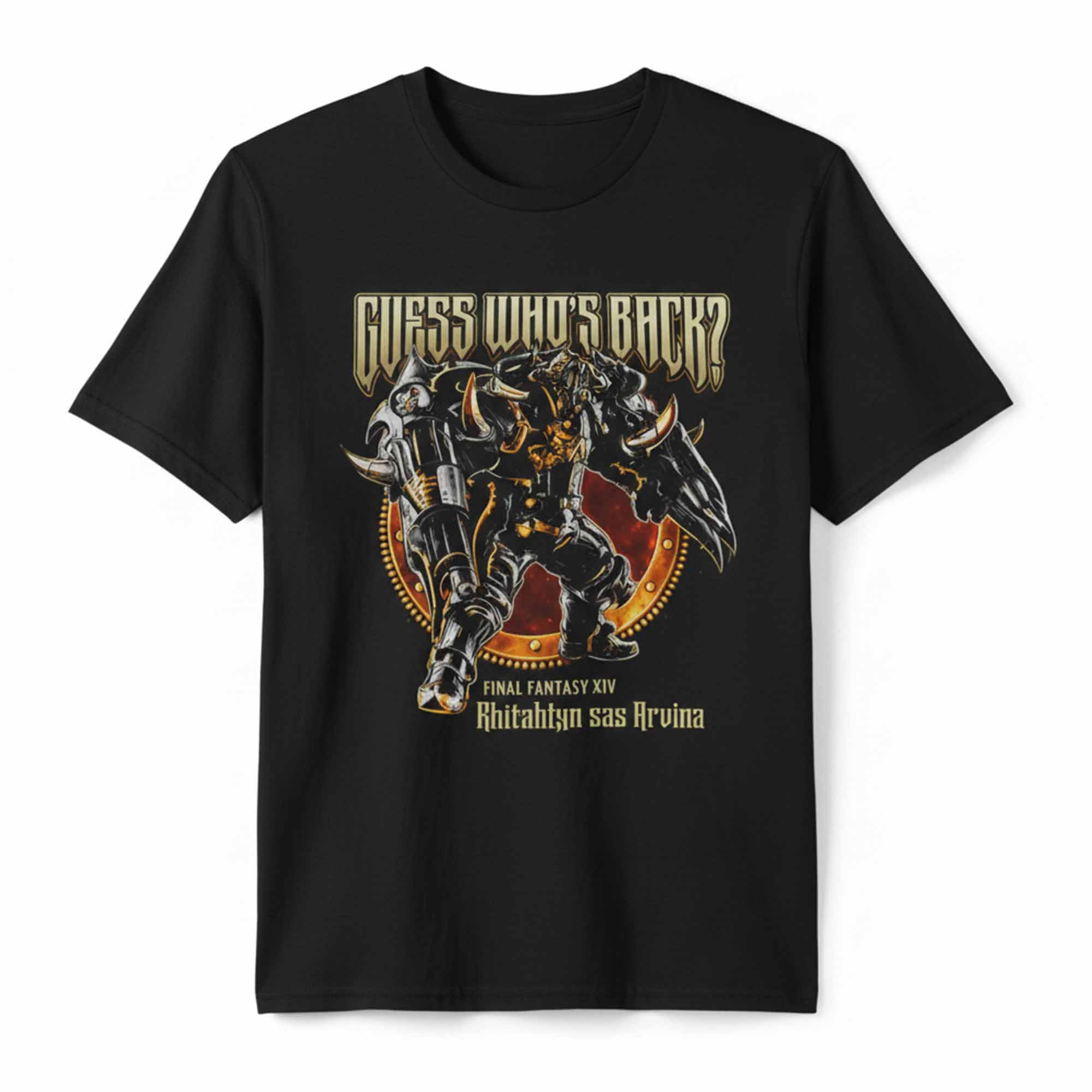Guess Who's Back Rhitahtyn Arvina Yoshi P Final Fantasy XIV Shirt Guess Who's Back Rhitahtyn Arvina Yoshi P Final Fantasy XIV Shirt