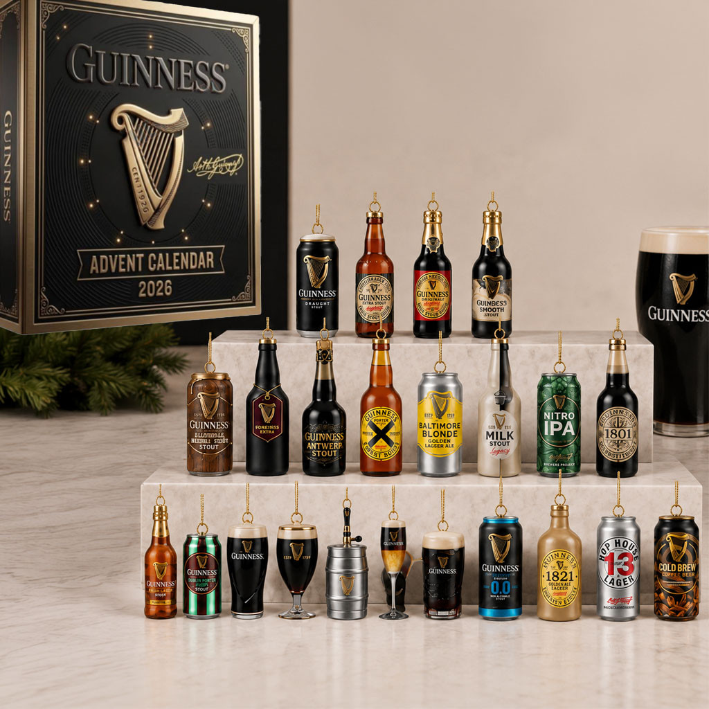 Guinness Advent Calendar 2026 Christmas Countdown Box Stout Lover Gift For Friends