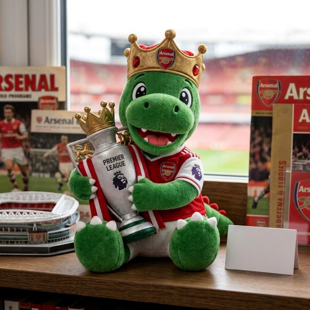 Gunnersaurus Arsenal Mascot King Of England Plush Pillow Arsenal FC Merch Gifts For Fan Gunnersaurus Arsenal Mascot King Of England Plush Pillow Arsenal FC Merch Gifts For Fan