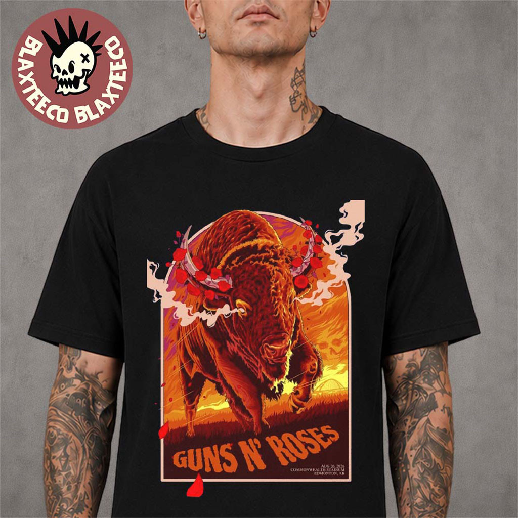 Guns N Roses Merch Edmonton AB Canada 2026 T-Shirt Best Gifts For Music Lovers