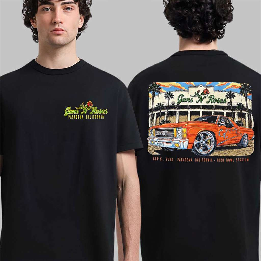 Guns N Roses Pasadena California 2026 Event T-Shirt Guns N Roses Merch Music Lovers Gifts Guns N Roses Pasadena California 2026 Event T-Shirt Guns N Roses Merch Music Lovers Gifts