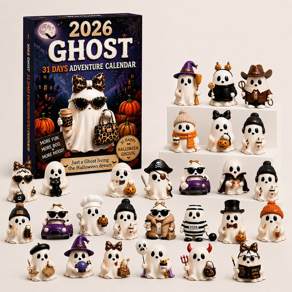 Halloween Ghost Adventure Advent Calendar 2026 24 Days Spooky Mystery Ornaments Halloween Gift