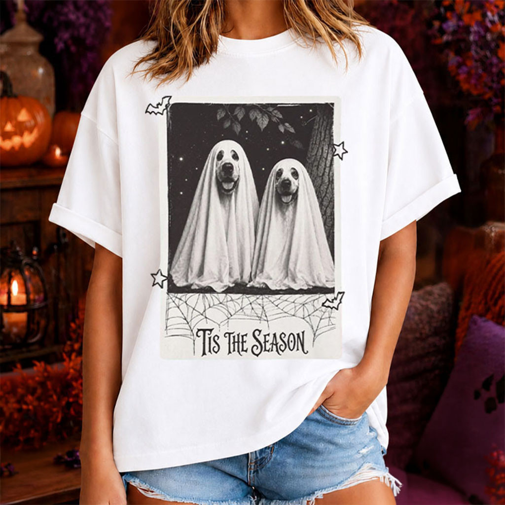 Halloween Tis The Season Creep It Real Life Spooky Season Dog T-Shirt Funny Gift For Dog Lover