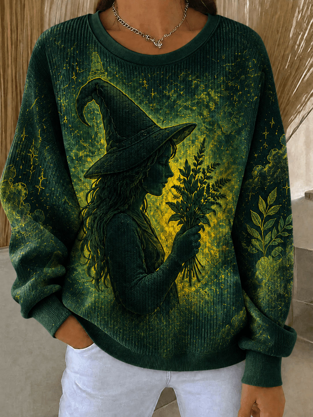 Halloween Witch Sweatshirt Spooky Season Clothing Witchy Gifts For Halloween