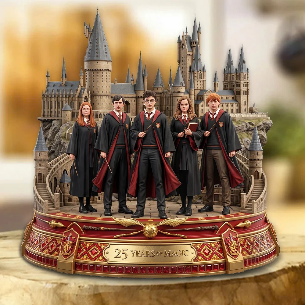 Harry Potter 25th Anniversary Acrylic Plaque Harry Potter Merch Best Gift For Movie Lovers