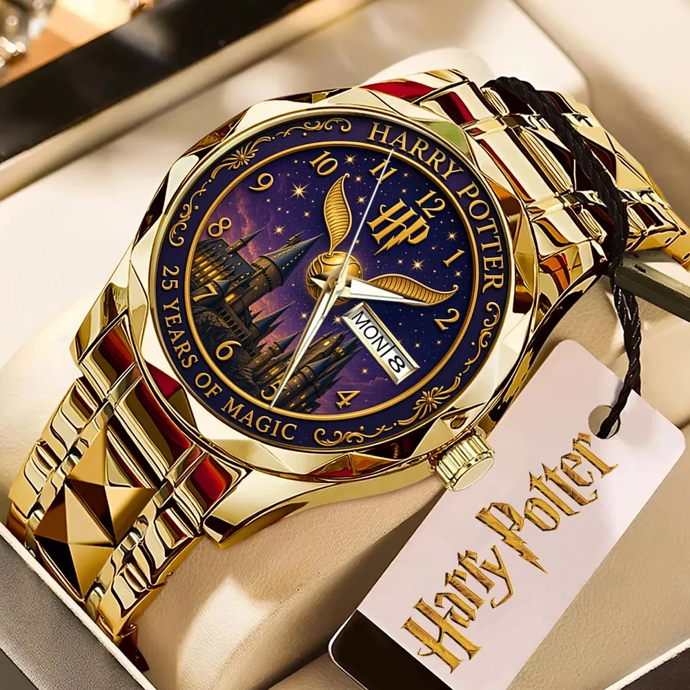 Harry Potter 25th Anniversary Alloy Luxury Quartz Watch Harry Potter Merch Gift For Brothers
