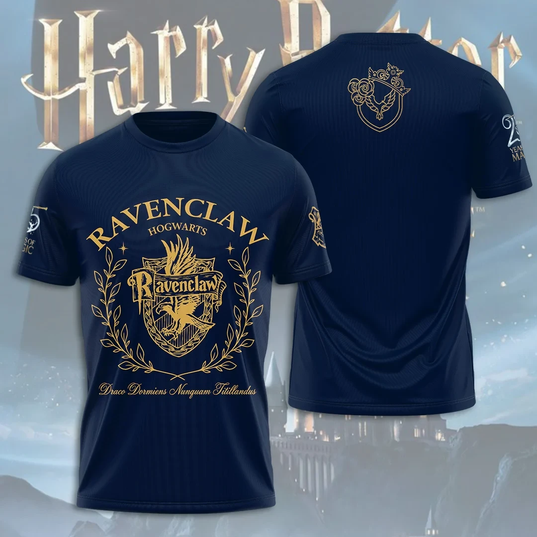 Harry Potter 25th Anniversary Ravenclaw Hogwarts T-Shirt Harry Potter Merch Gifts For BFF