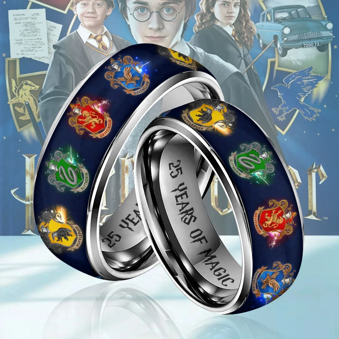 Harry Potter 25th Anniversary Ring 25 Years Of Magic Ring Best Gifts For Harry Potter Fans