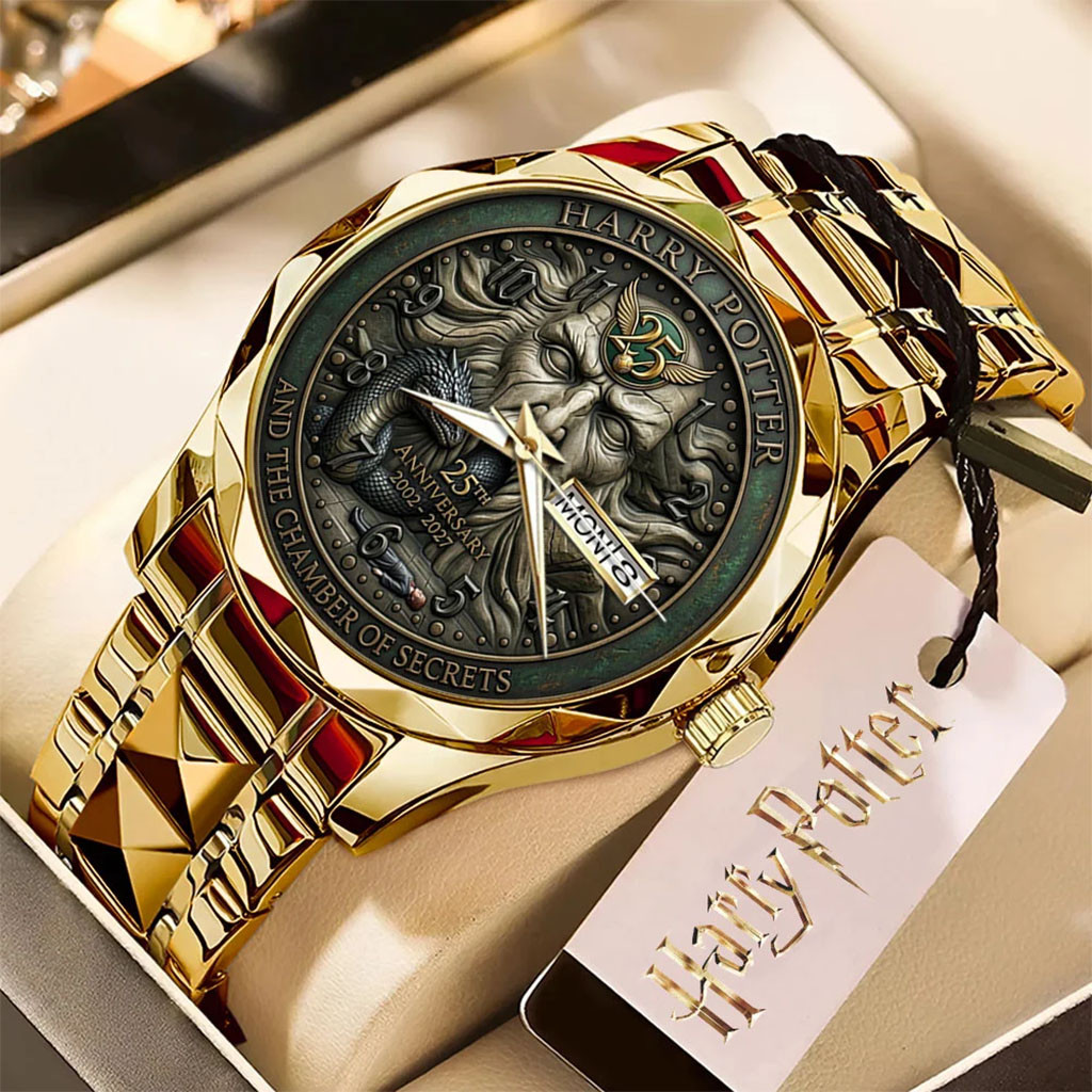 Harry Potter And The Chamber of Secrets 25th Anniversary Watch Harry Potter Merch Him Gifts