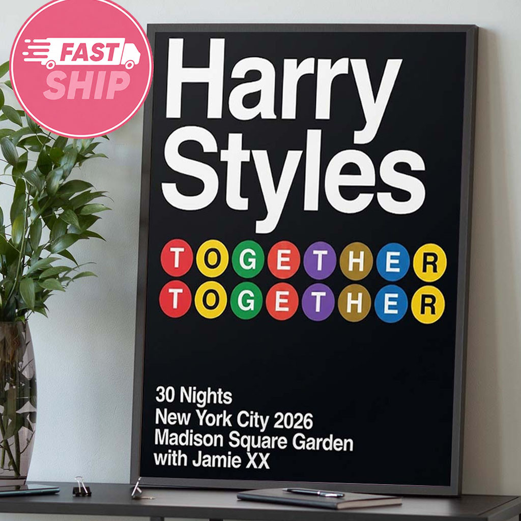 Harry Styles Madison Square Garden New York City 2026 30 Nights Pop Up Poster Harry Styles Merch