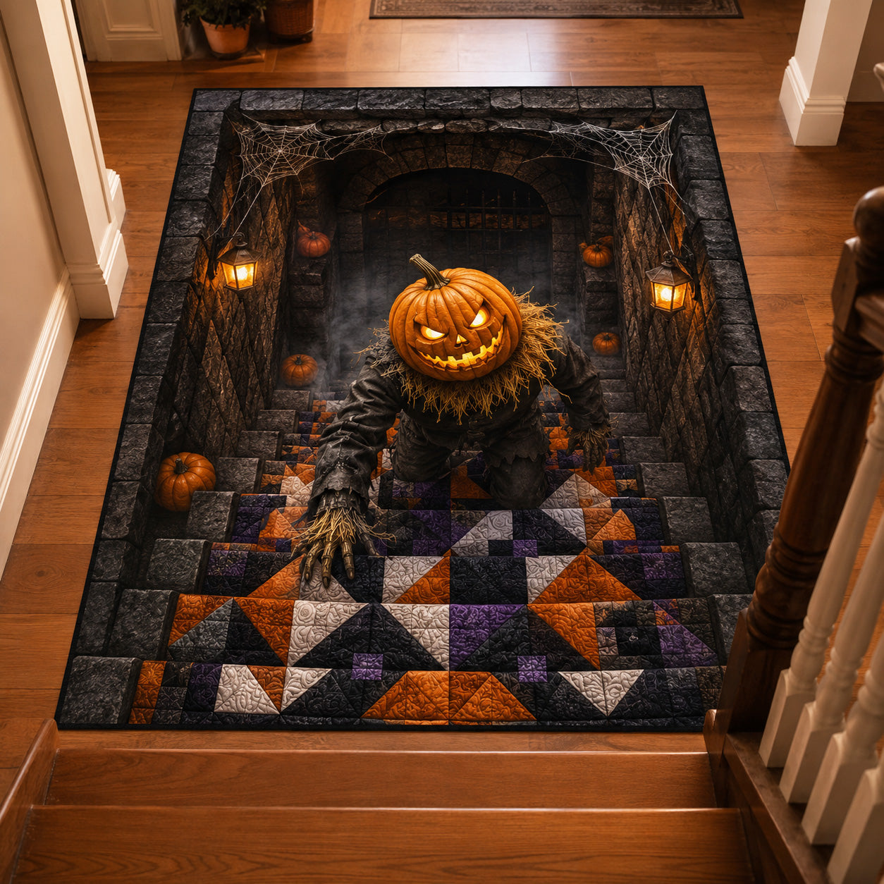 Harvest Horror Area Rug Creepy Home Decor Halloween Gifts For Women