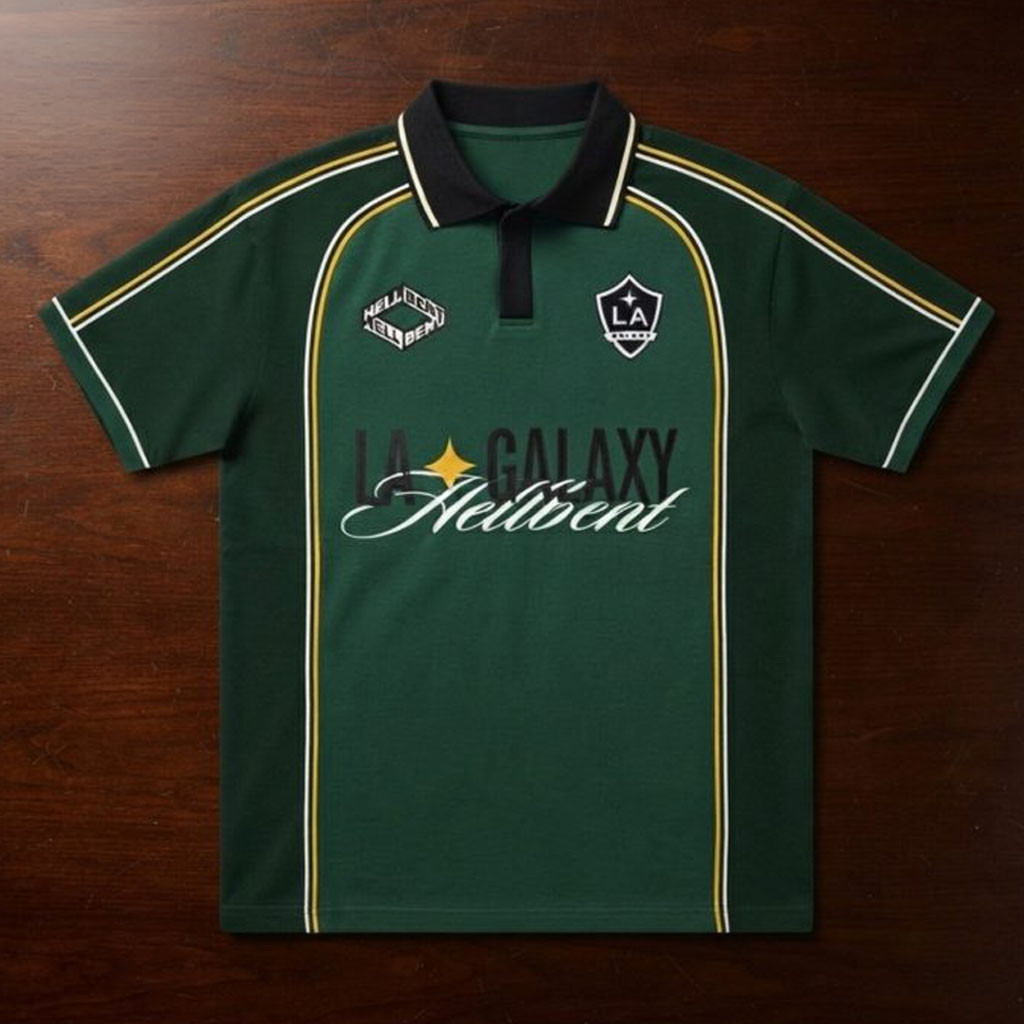 Hellbent X LA Galaxy Polo Shirt MLS Merch Best Gift For Soccer Lovers