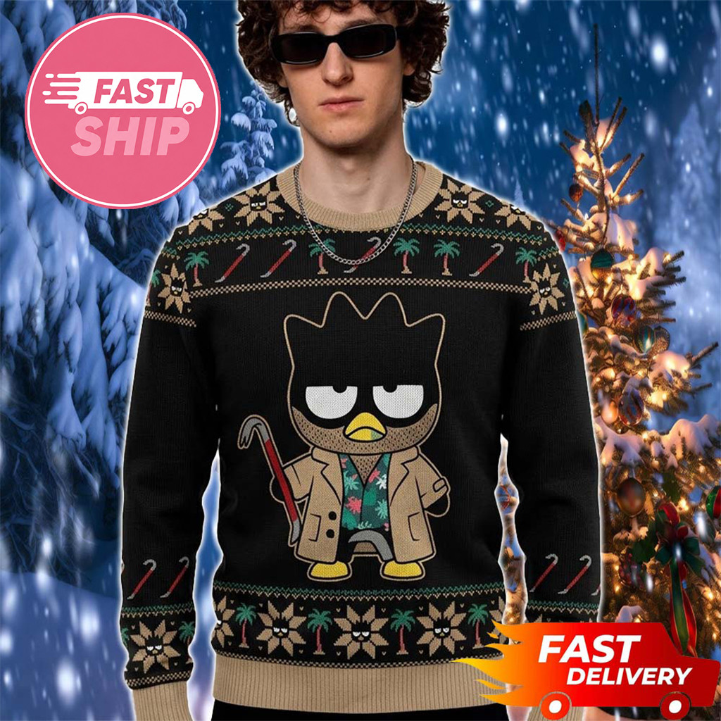 Hello Kitty And Friends Sanrio X The Boys Badtz-Maru As Billy Butcher Ugly Christmas Sweater
