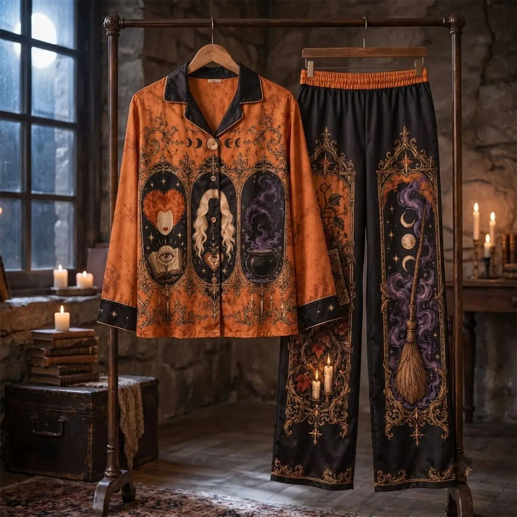 Hocus Pocus Halloween Pajama Set 2026 Witchy Outfits For Women Best Halloween Gifts Hocus Pocus Halloween Pajama Set 2026 Witchy Outfits For Women Best Halloween Gifts