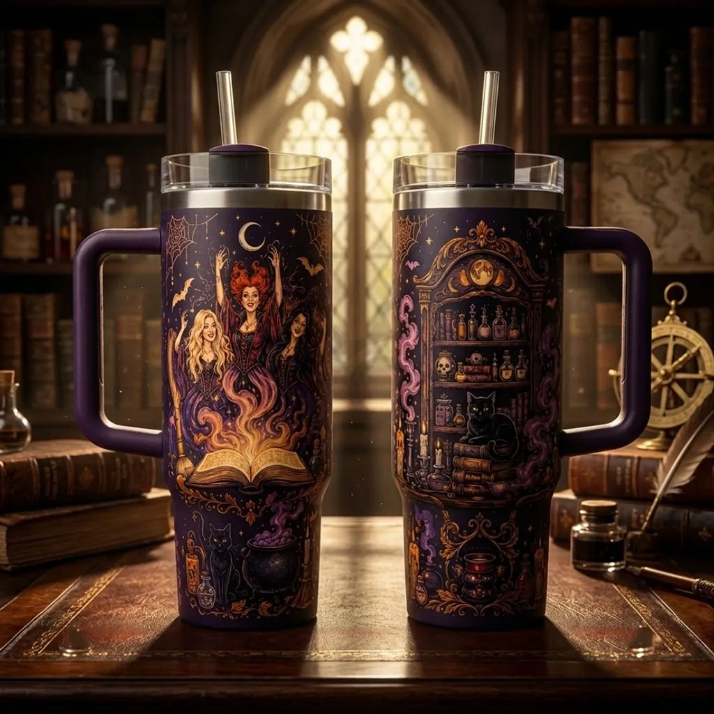 Hocus Pocus Potion Shelf Stanley Tumbler Witches Gear Gifts For Halloween