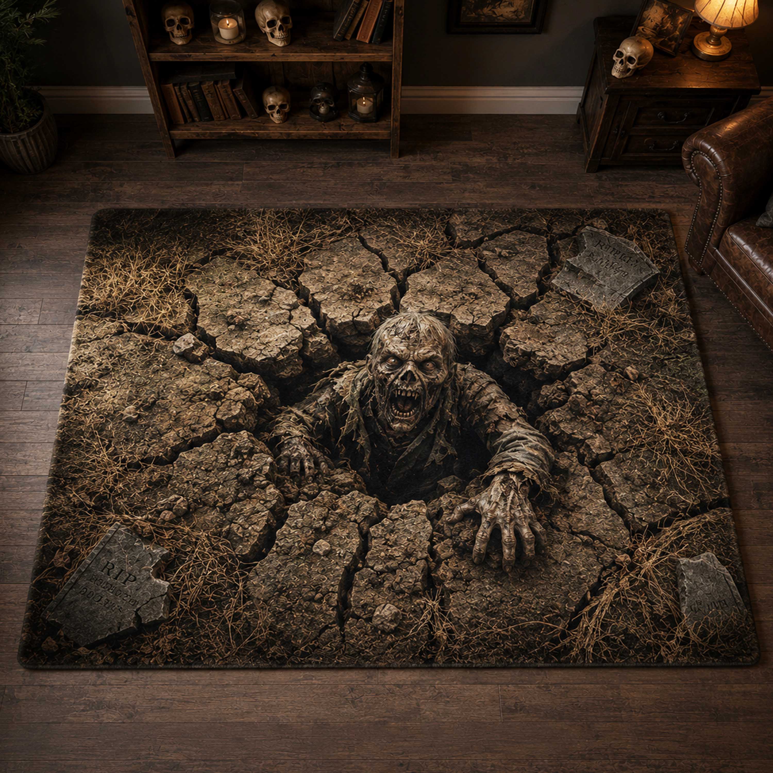 Hollow Terror Area Rug Best Halloween House Awesome Halloween Gifts