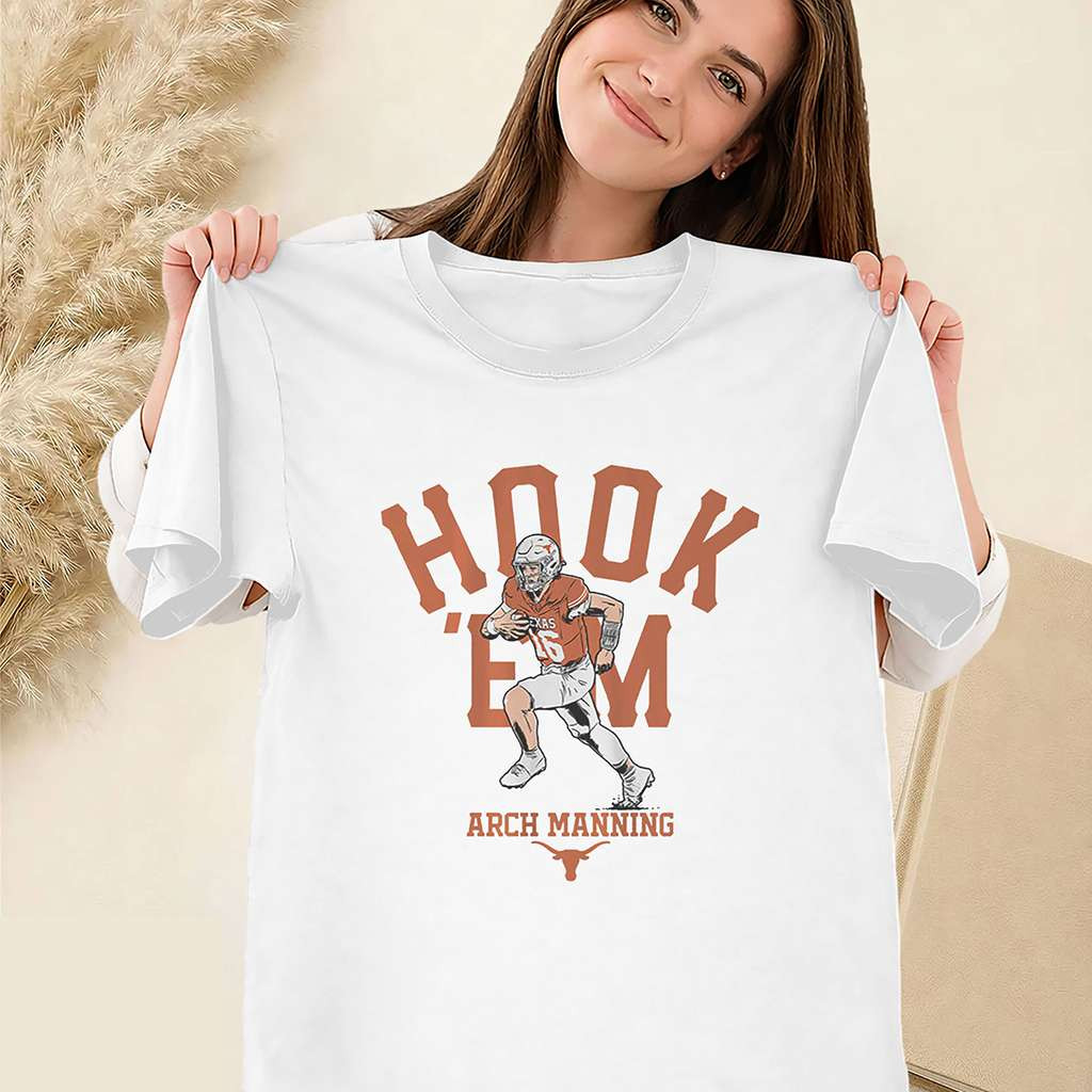 Hook Em Shirt Arch Manning Texas Football 2026 Tee Texas Longhorns Merch Football Fan Gifts