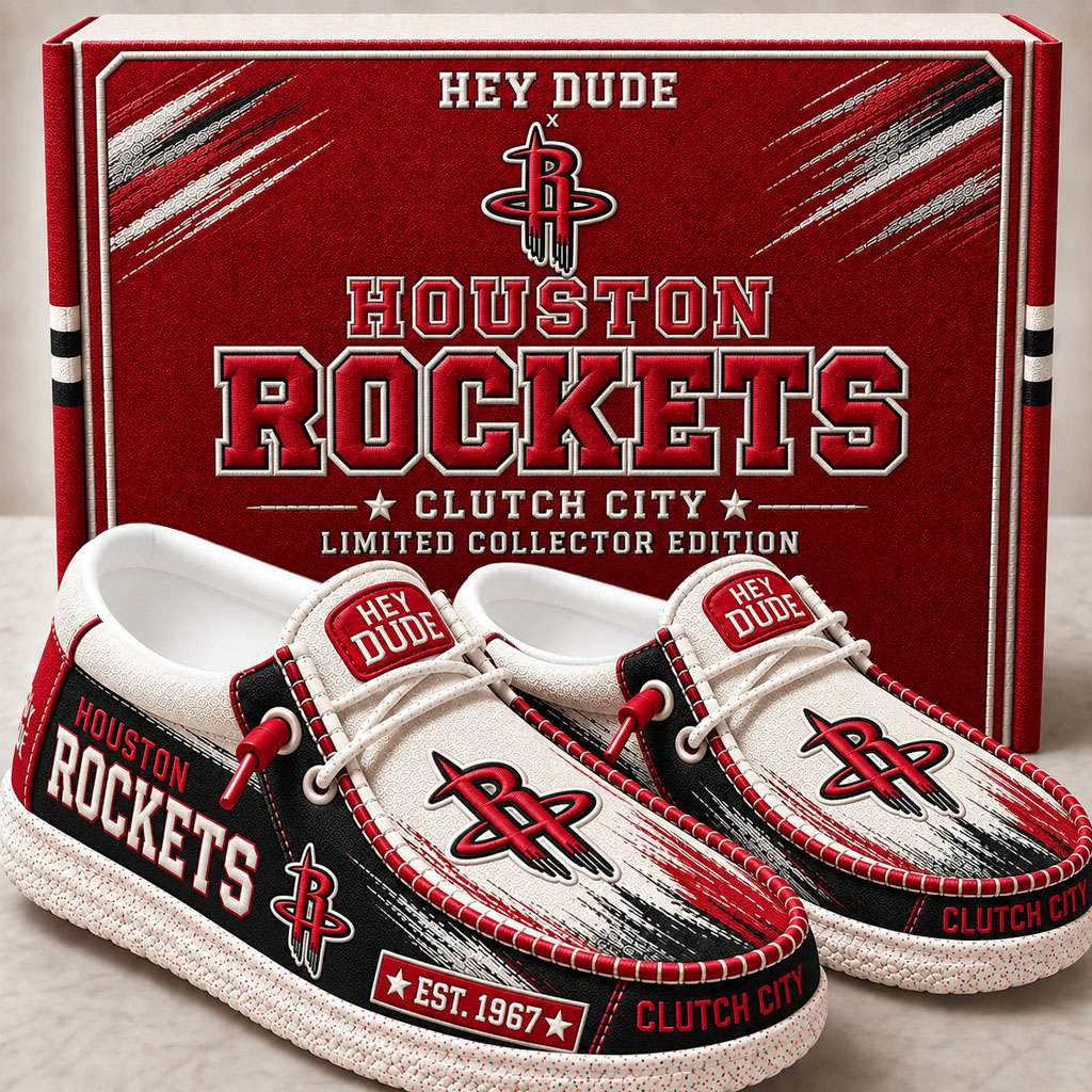 Houston Rockets Merch Est 1967 Clutch City Slip-On Loafers Basketball Enthusiast Gifts Houston Rockets Merch Est 1967 Clutch City Slip-On Loafers Basketball Enthusiast Gifts