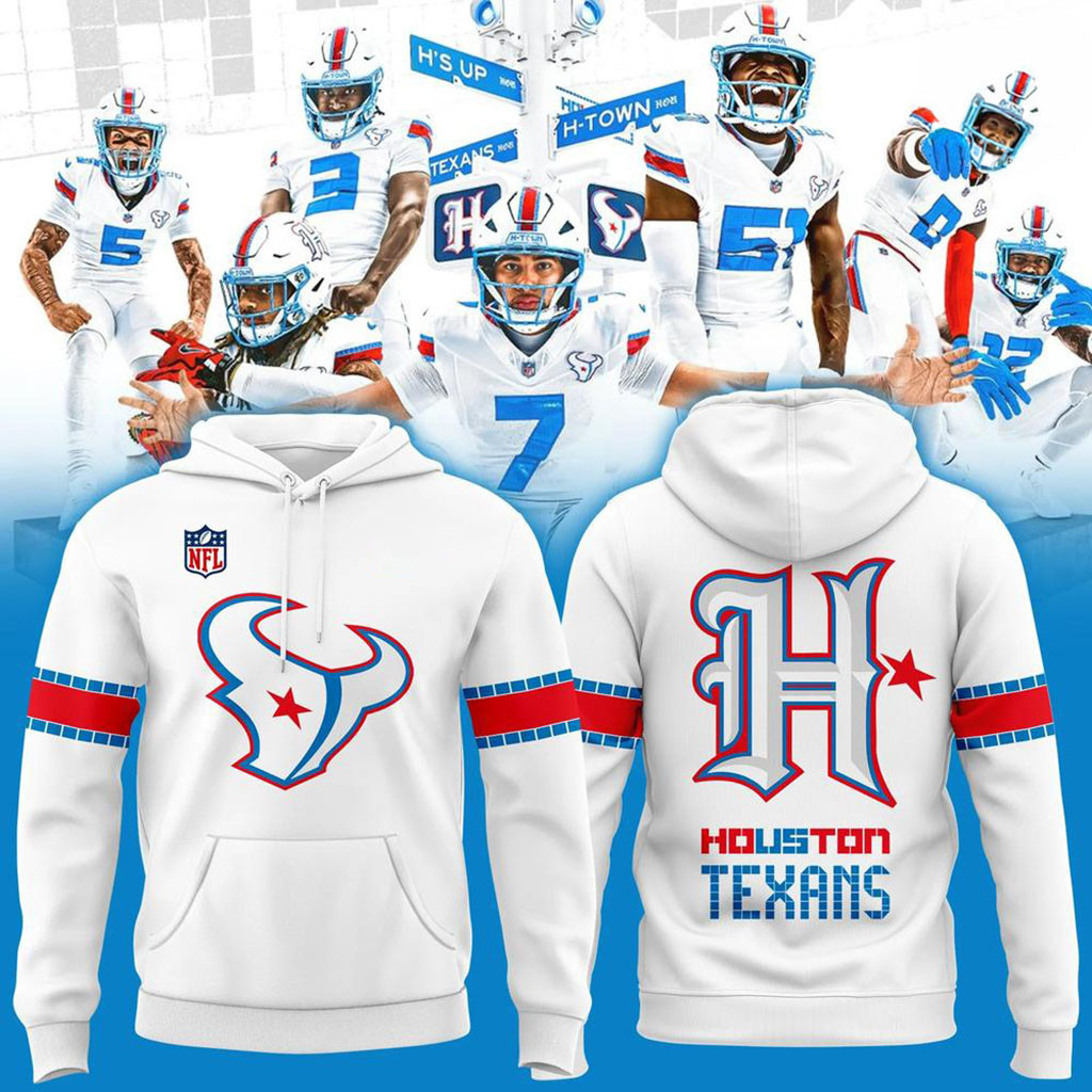 Houston Texans By The H For The H Rivalries Graphic Hoodie Texans Merch Football Fan Gifts