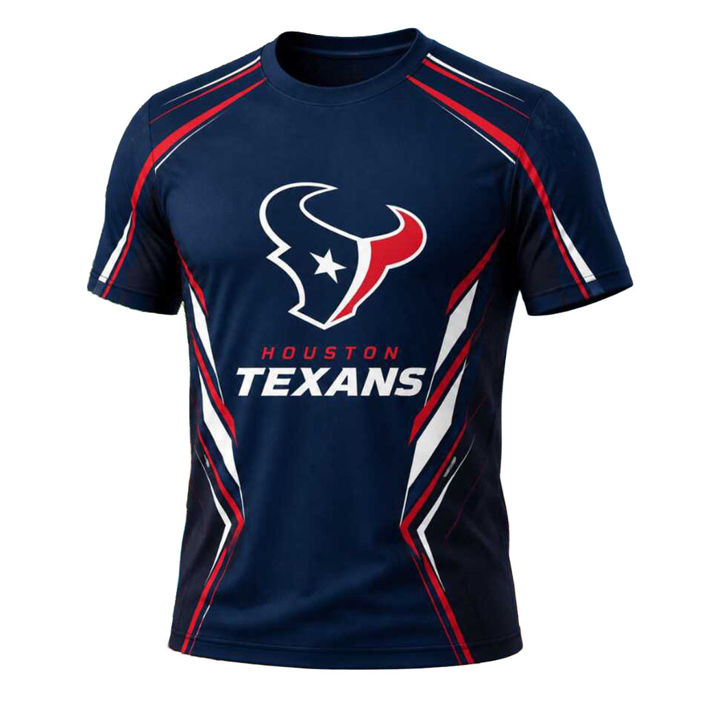 Houston Texans Football Graphic Print Sport Shirt Houston Texans Merch Gift For Football Fans