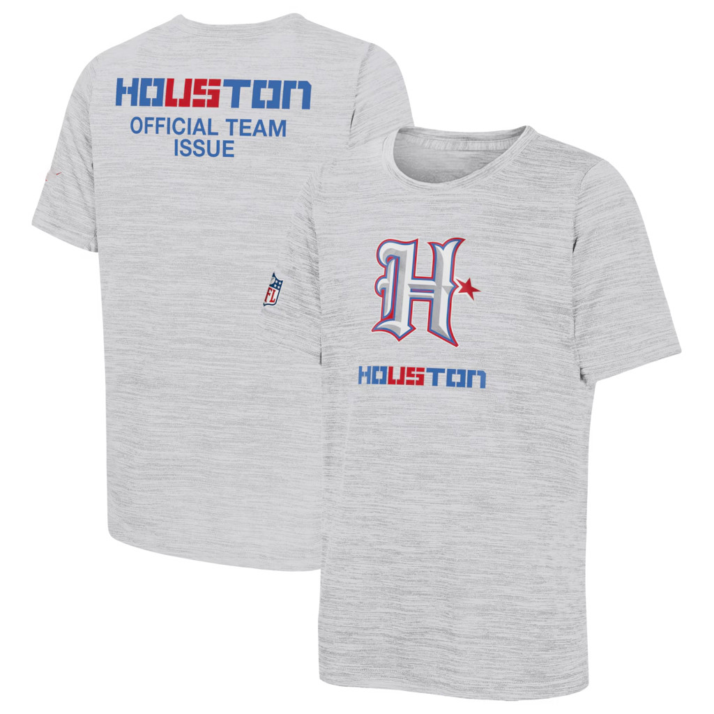 Houston Texans Merch 2026 Rivalries Collection Sideline Velocity T-Shirt Football Themed Gifts